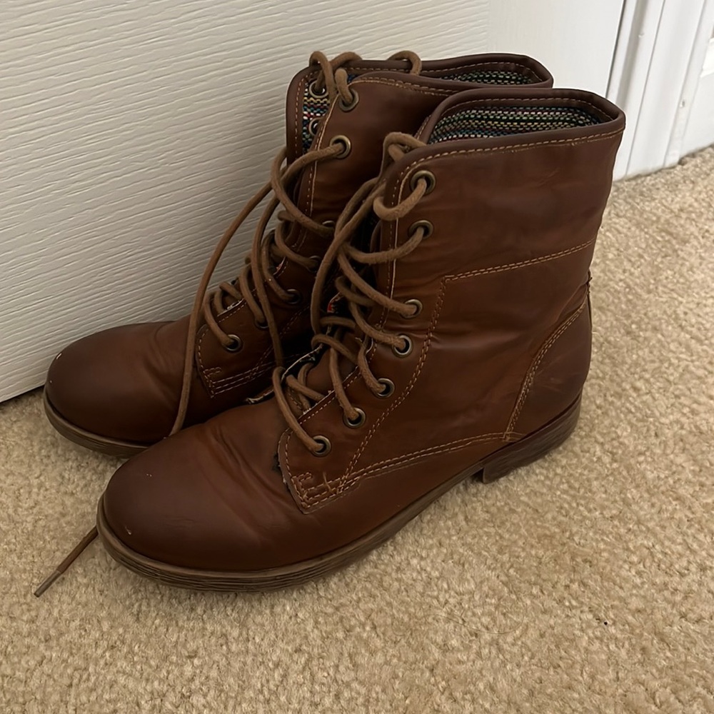 Nine West combat boots